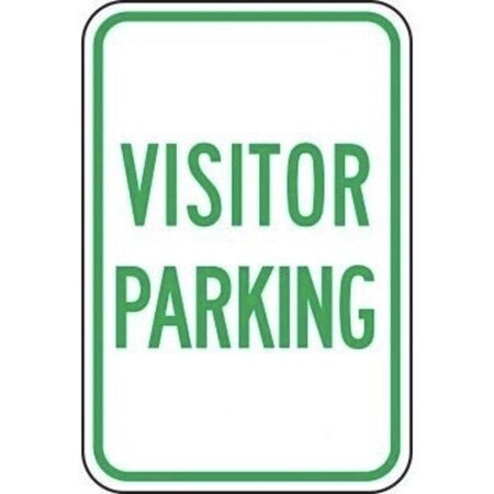 Accuform NO PARKING SIGNS 18 in  X 12 in  ENGINEER FRP136RA